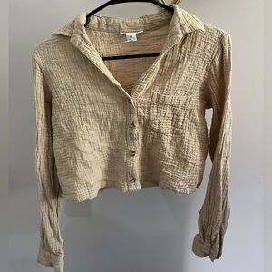 Linen Crop Top & Shorts